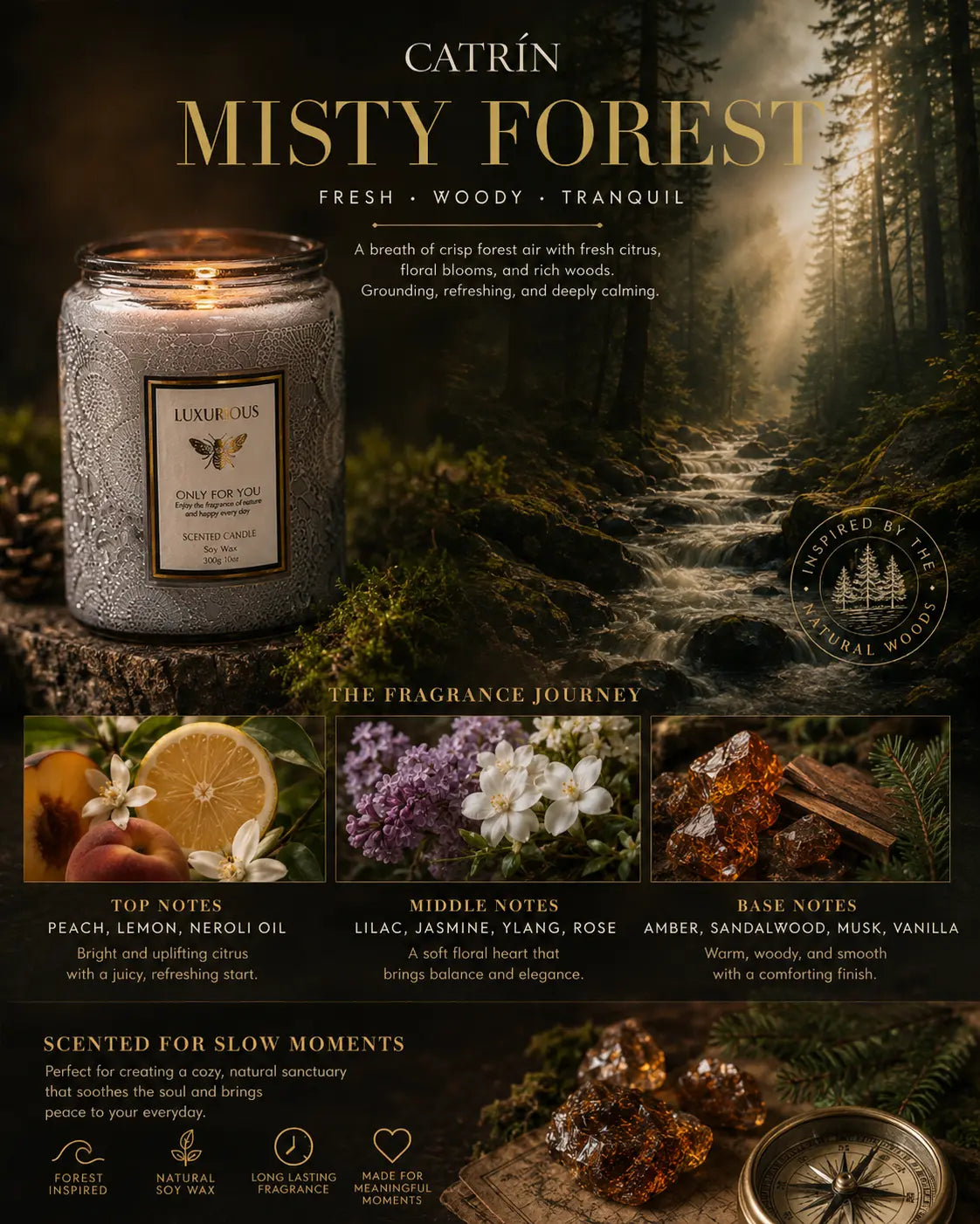 Soy Candle | Misty Forest